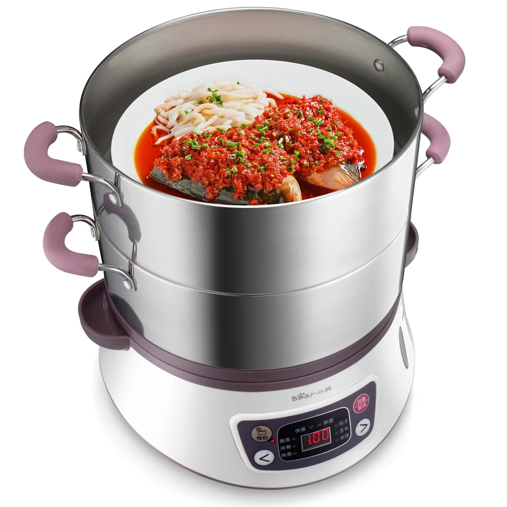 large electric vegetable steamer