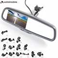 ANSHILONG 4.3" TFT LCD Rear View Mirror Car Monitor Video Input 2Ch with a Special Mounting Bracket