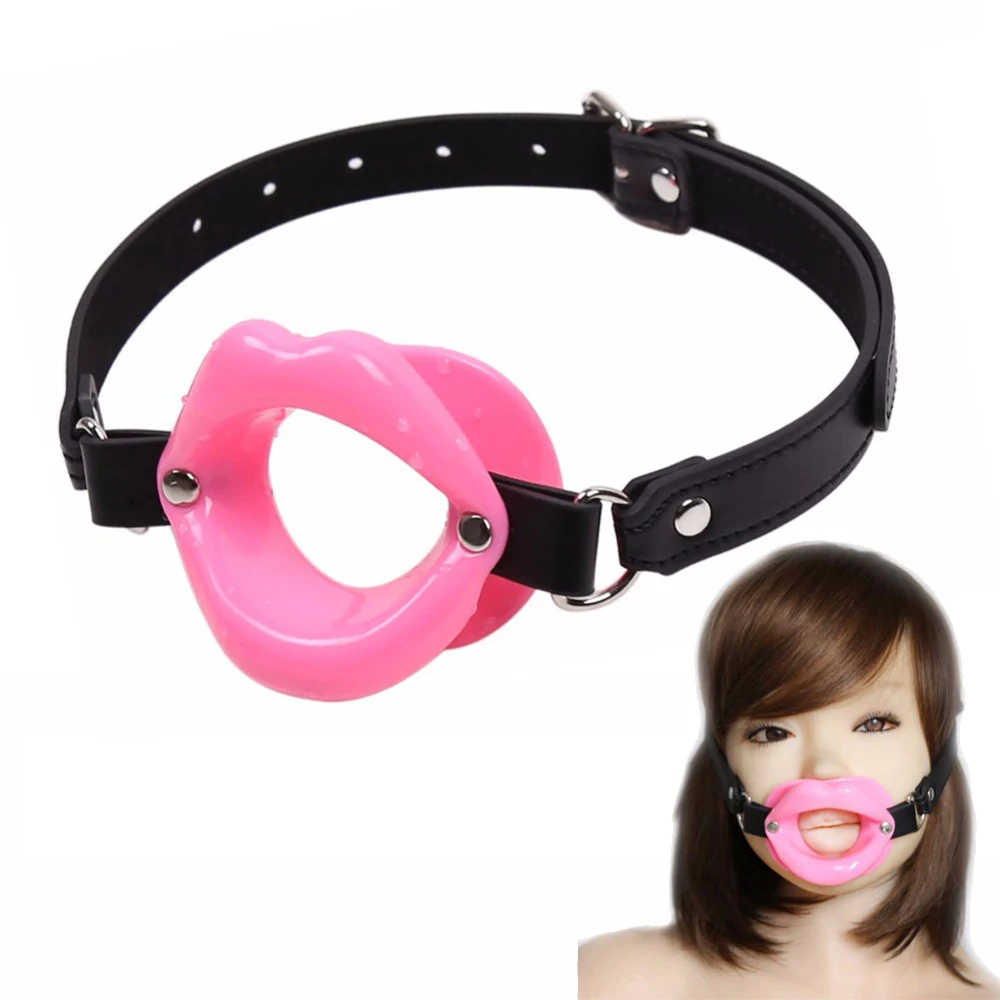 Купить Секс товары | Soft Silicone Leather Open Mouth Gag Restraints for  Adults Sex BDSM Restraints Game Big Lips Oral Sex Role Play Erotic Toy