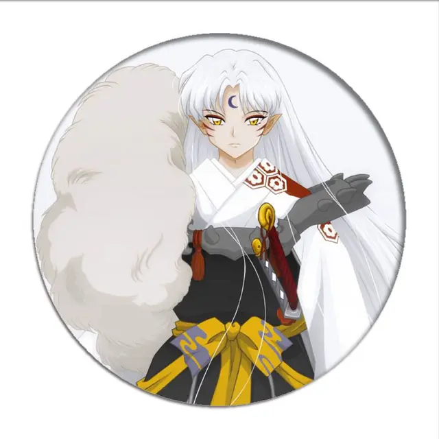 Hanyou no Yashahime Moroha Rin InuYasha Higurashi Towa Badge Brooch anchor  Peripherals Pin Anime Backpack Decoration - AliExpress