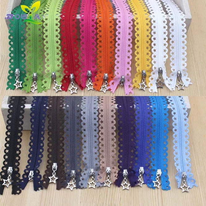 10/50/100Pcs 3# Zipper Slider For Nylon Zippers Bag Clothing Zip Puller  Head Decorative Zippers Pull DIY Sewing Accessories