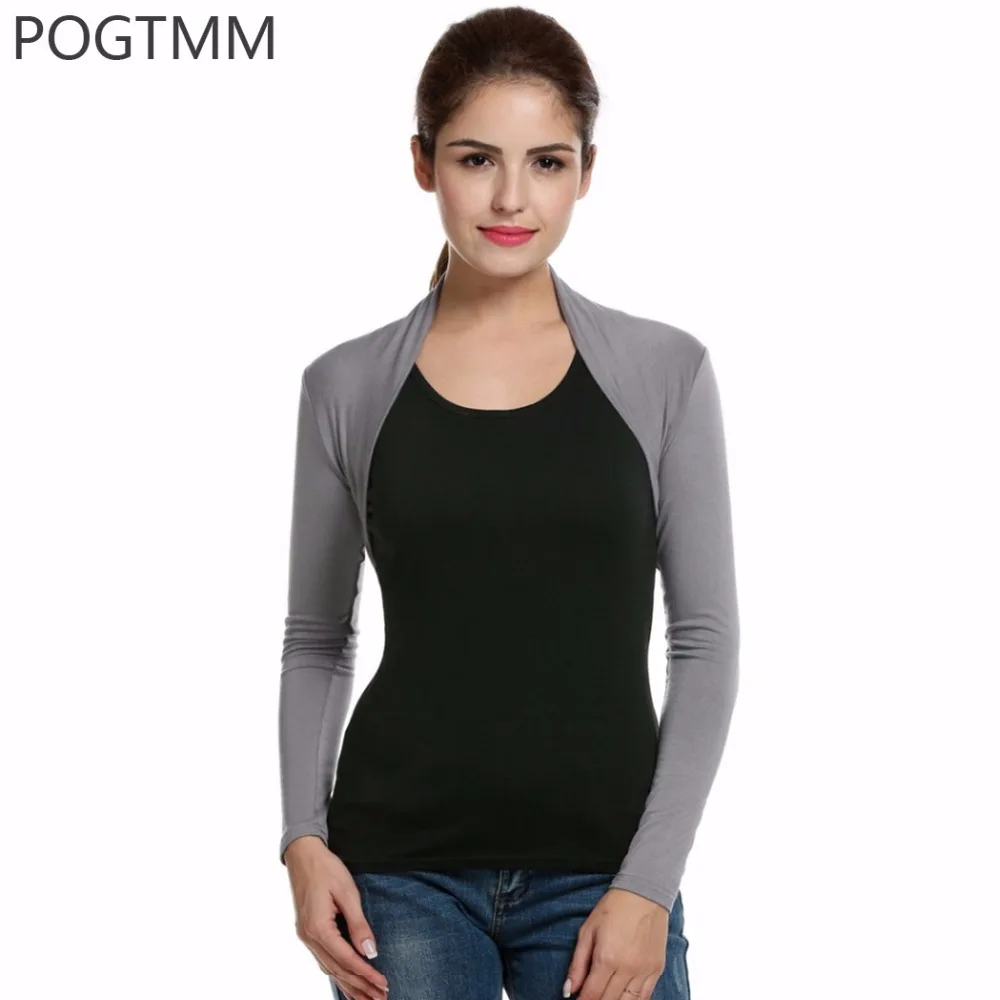 Female Short Shrug Women Long Sleeve 