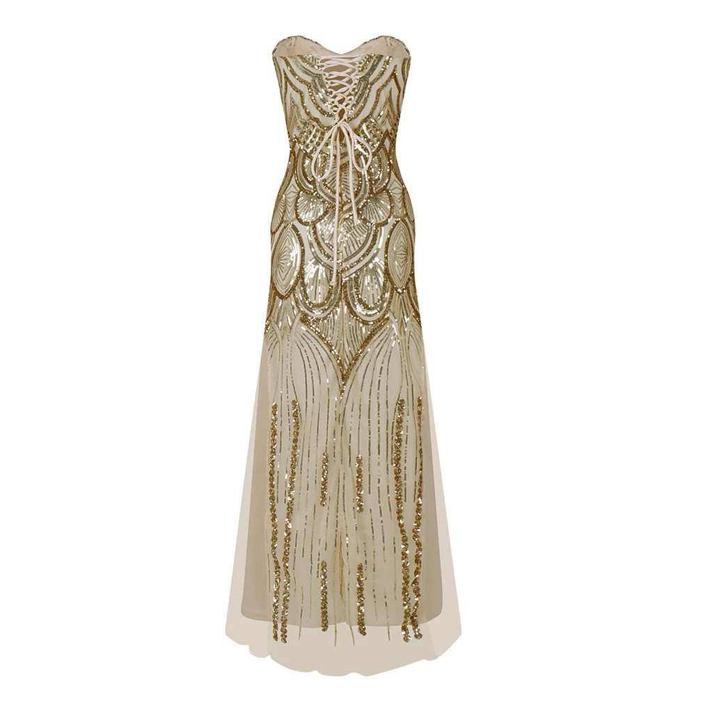 استيقظ منصة بموجب القانون  Cumpără Rochii | Women's 20s Style Shining Flapper Dress 1920s Vintage  Gatsby Great Gatsby Charleston Sequin Tassel Party Gold Mesh Sequins Dress