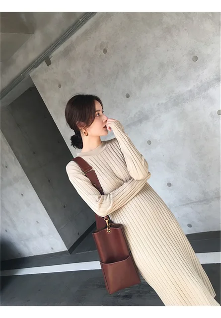 קנו שמלות | Women Winter Knit Dresses 