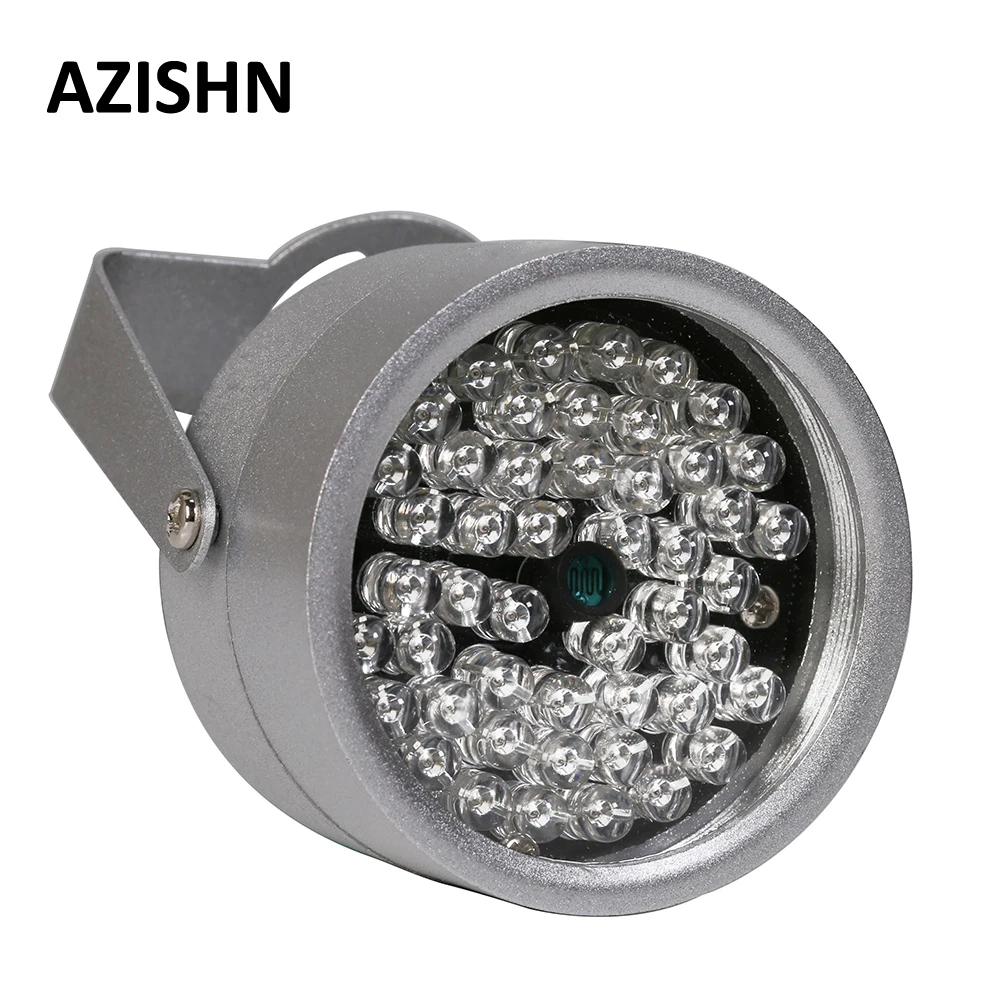 AZISHN CCTV LEDS 48IR illuminator Light  IR Infrared Night Vision metal waterproof CCTV Fill Light For CCTV Surveillance camera-animated-img