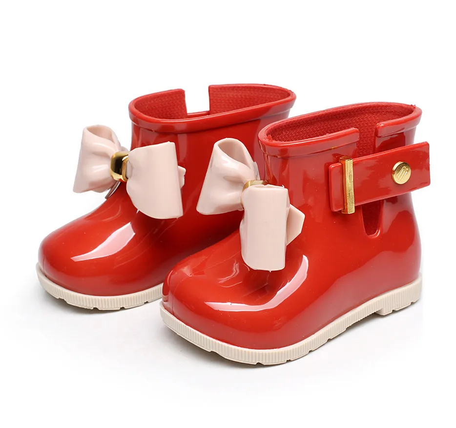 Mini Melissa 2021 Cute Bow Rain Boots 