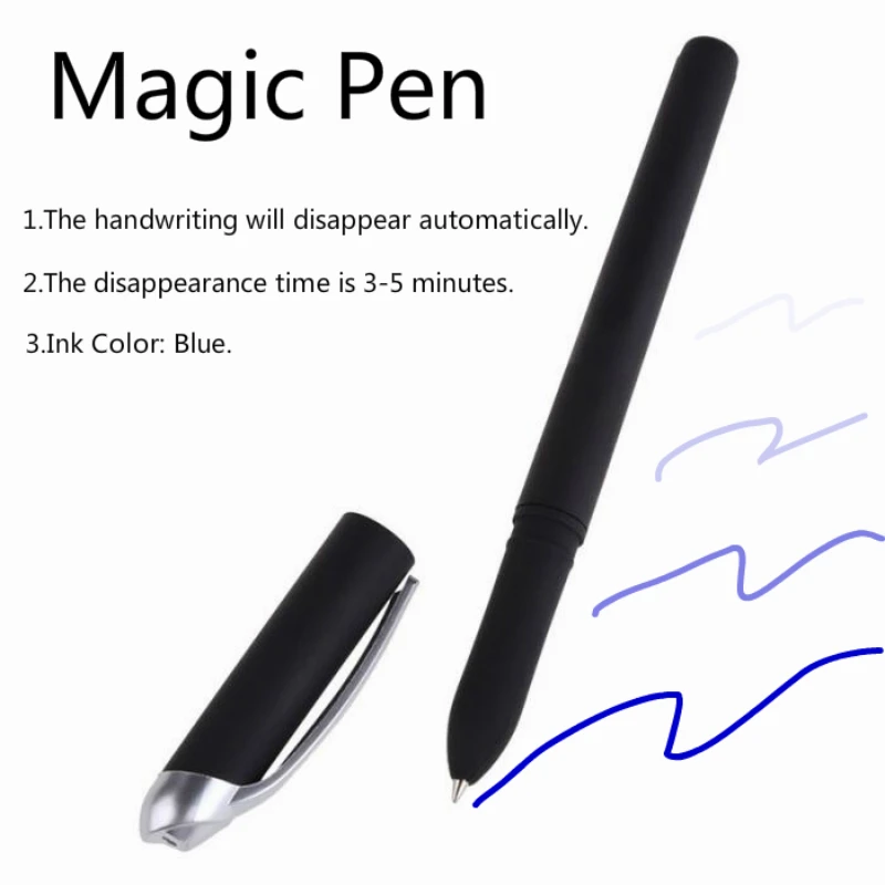 Funny Magic Tricks Pen Invisible Ink Erasable Fabric Pen Fabric Marker Disappear Marker disappearing ink Marker pen Magic Toys-animated-img