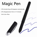 Funny Magic Tricks Pen Invisible Ink Erasable Fabric Pen Fabric Marker Disappear Marker disappearing ink Marker pen Magic Toys