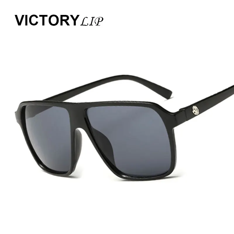 boxy black sunglasses