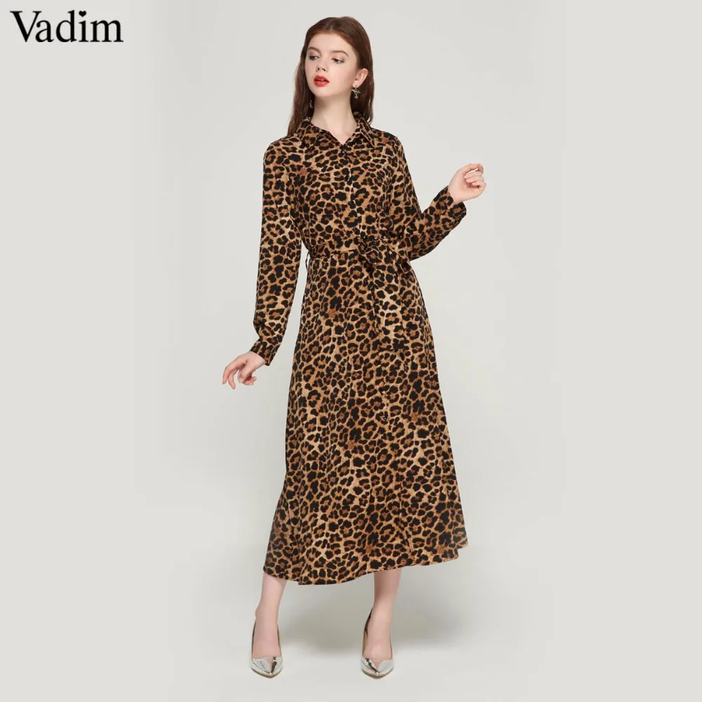 Vadim women leopard print ankle length 