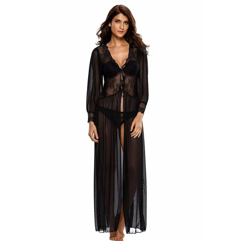 Black See Through Sexy Lingerie Baby 