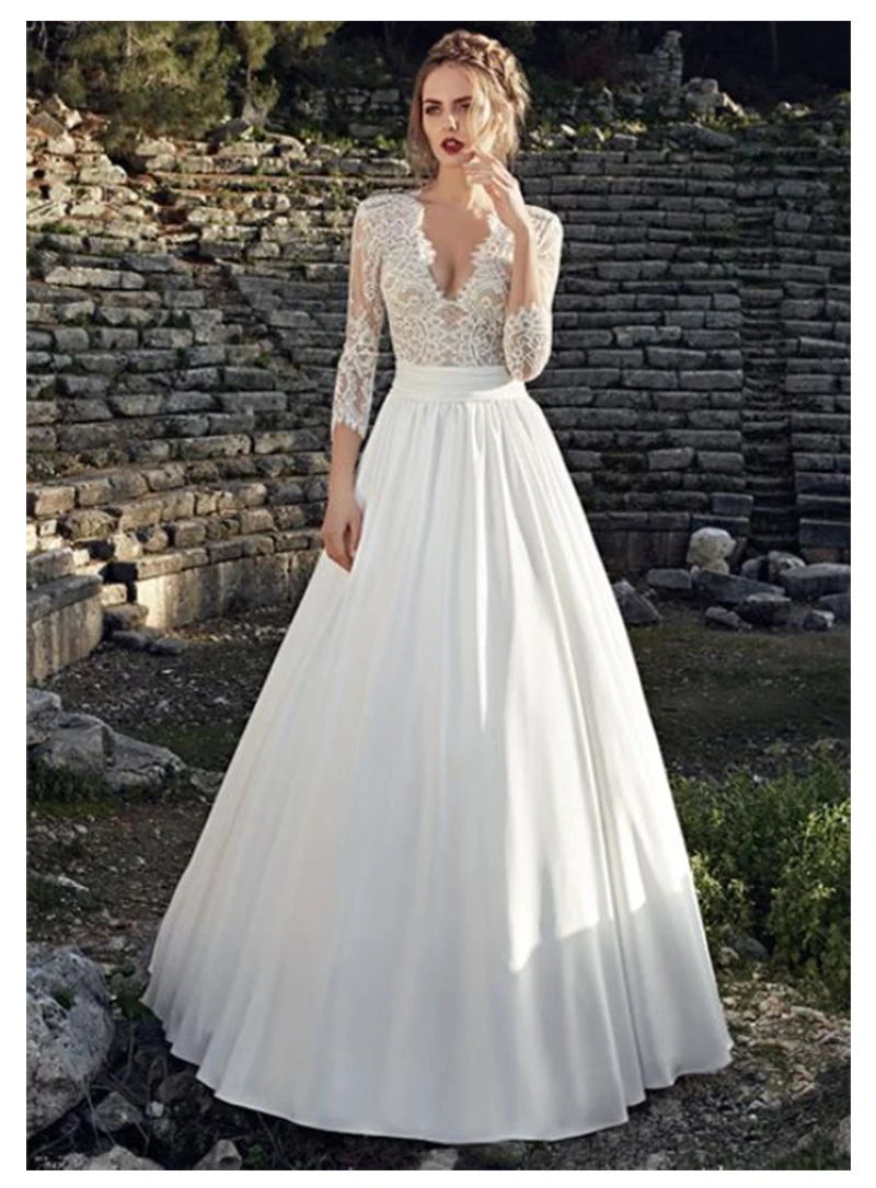 LORIE Chiffon Boho Wedding Dress 2019 