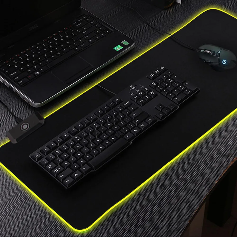 led rgb gaming mouse pad