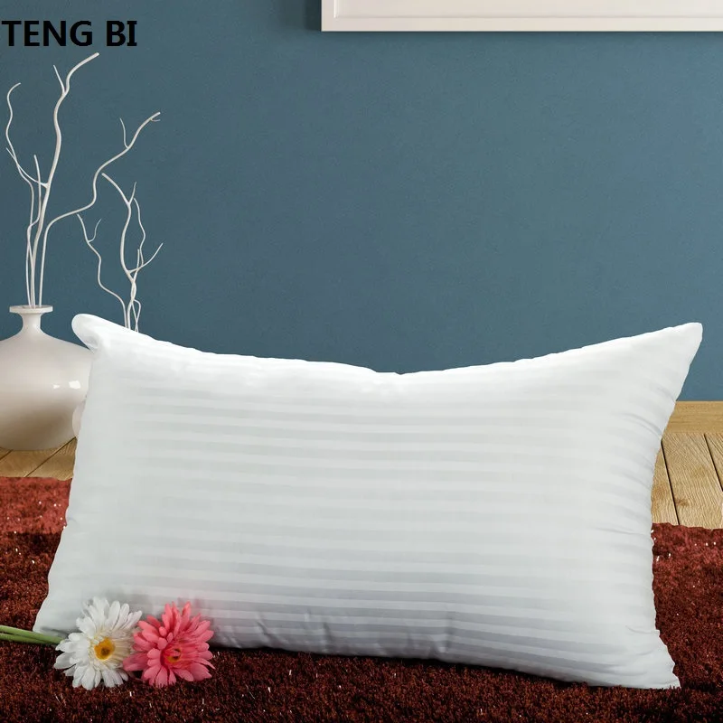 2019 Hot sale hotel home bed linings 100% polyester Rectangle bedding pillow-animated-img