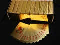 One Deck Gold Foil Poker Euros Style Plastic Poker Playing Cards Waterproof Cards Good Price Gambling Board game GYH preview-4