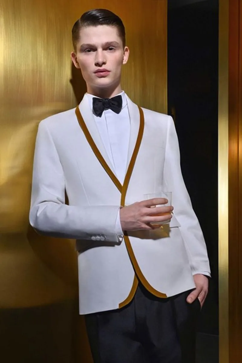 White and gold tux Clearance