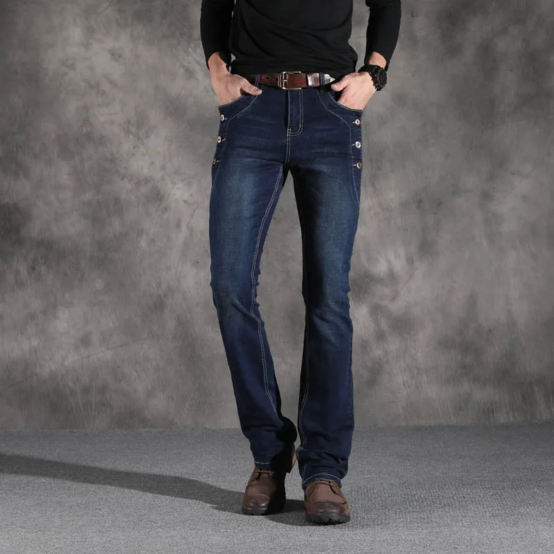 mens bootcut jeans with stretch