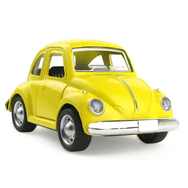 small yellow toy car