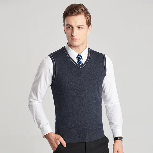Men Sweater Sleeveless Pullover Spring 