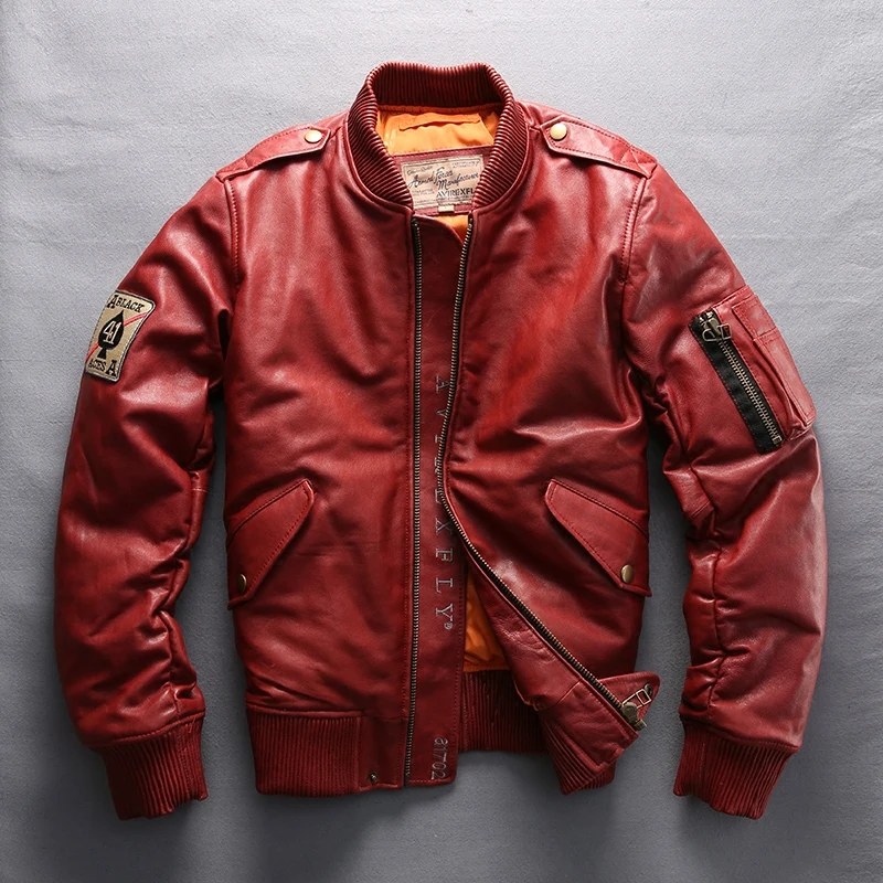 Avirex fly 2018 Mens Genuine Leather 