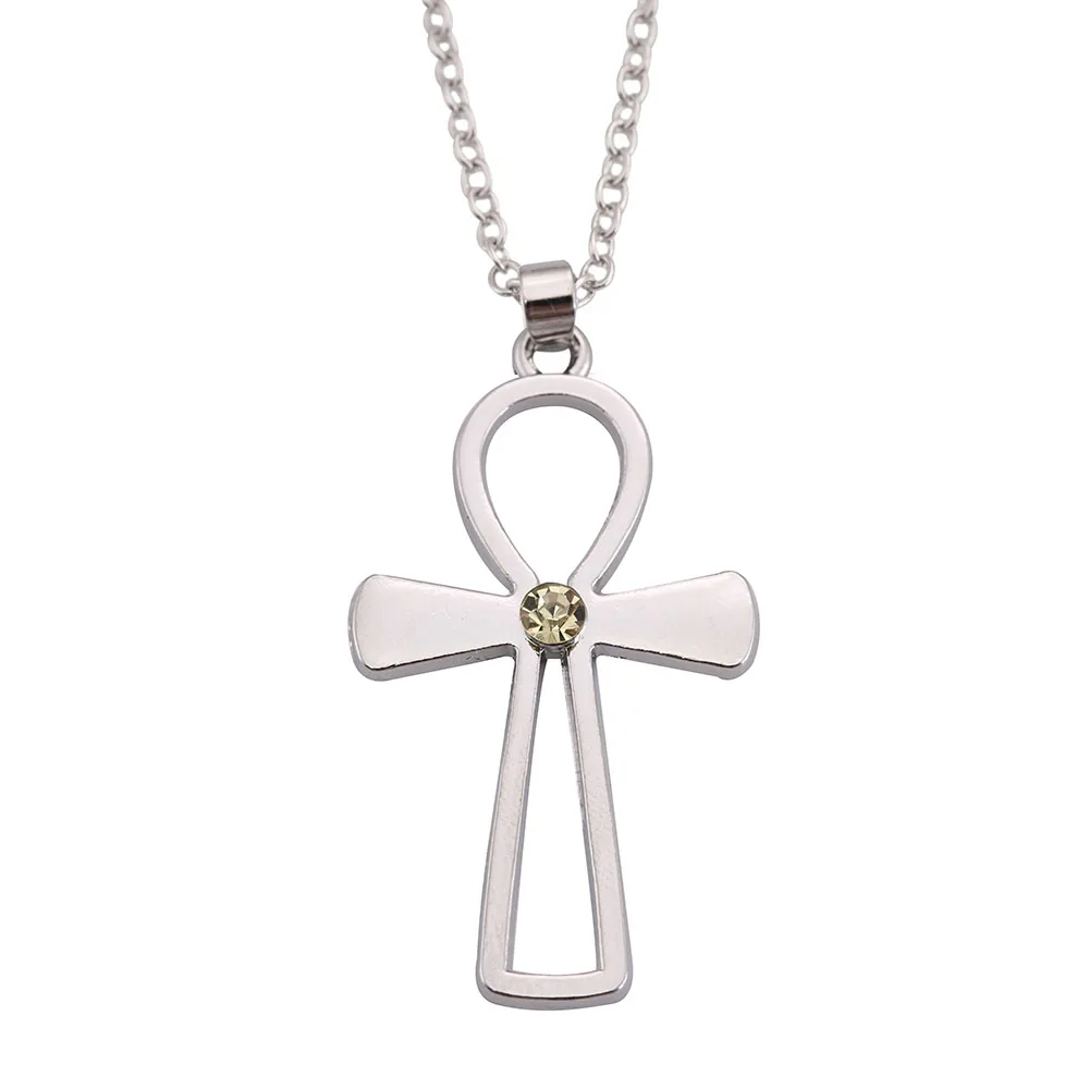 Skyrim Egyptian Ankh Cross Crystal 