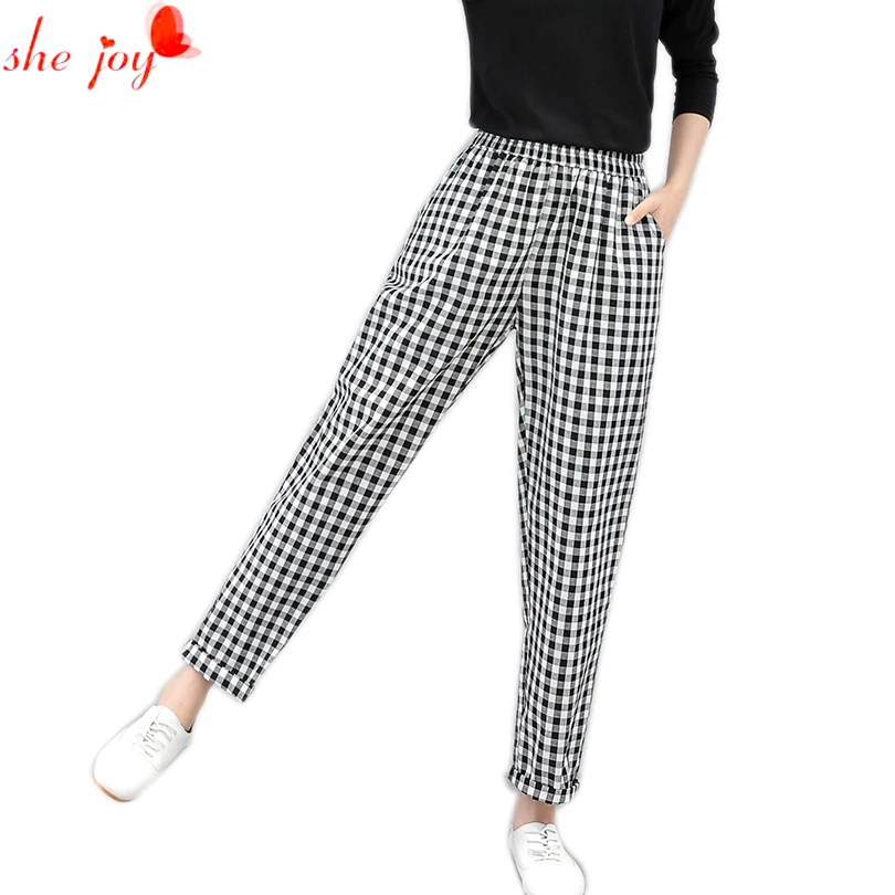 Spring Summer Women Pants Englans Style 