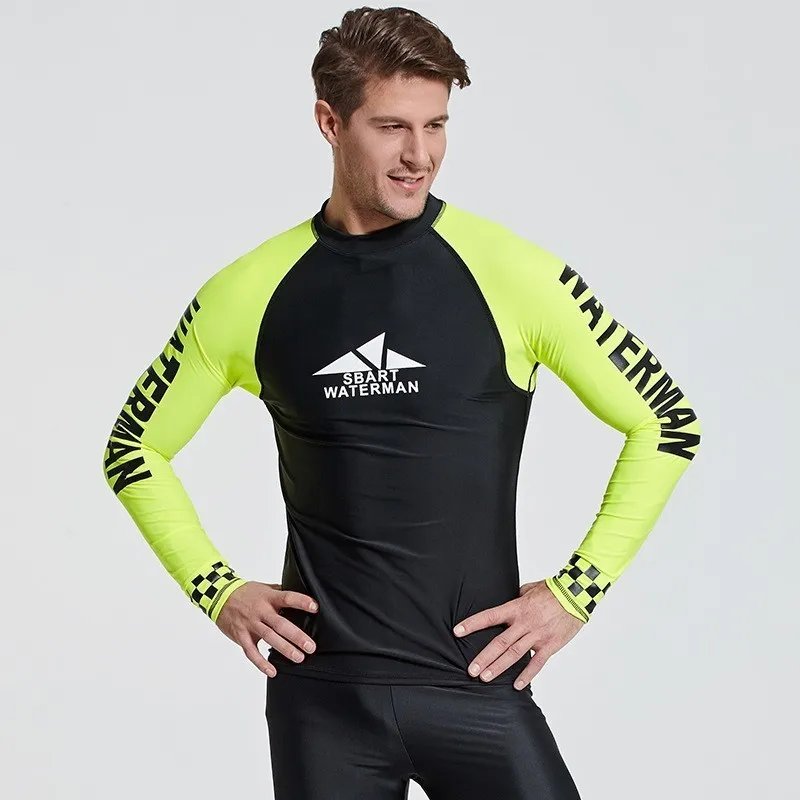 mens uv long sleeve swim shirts