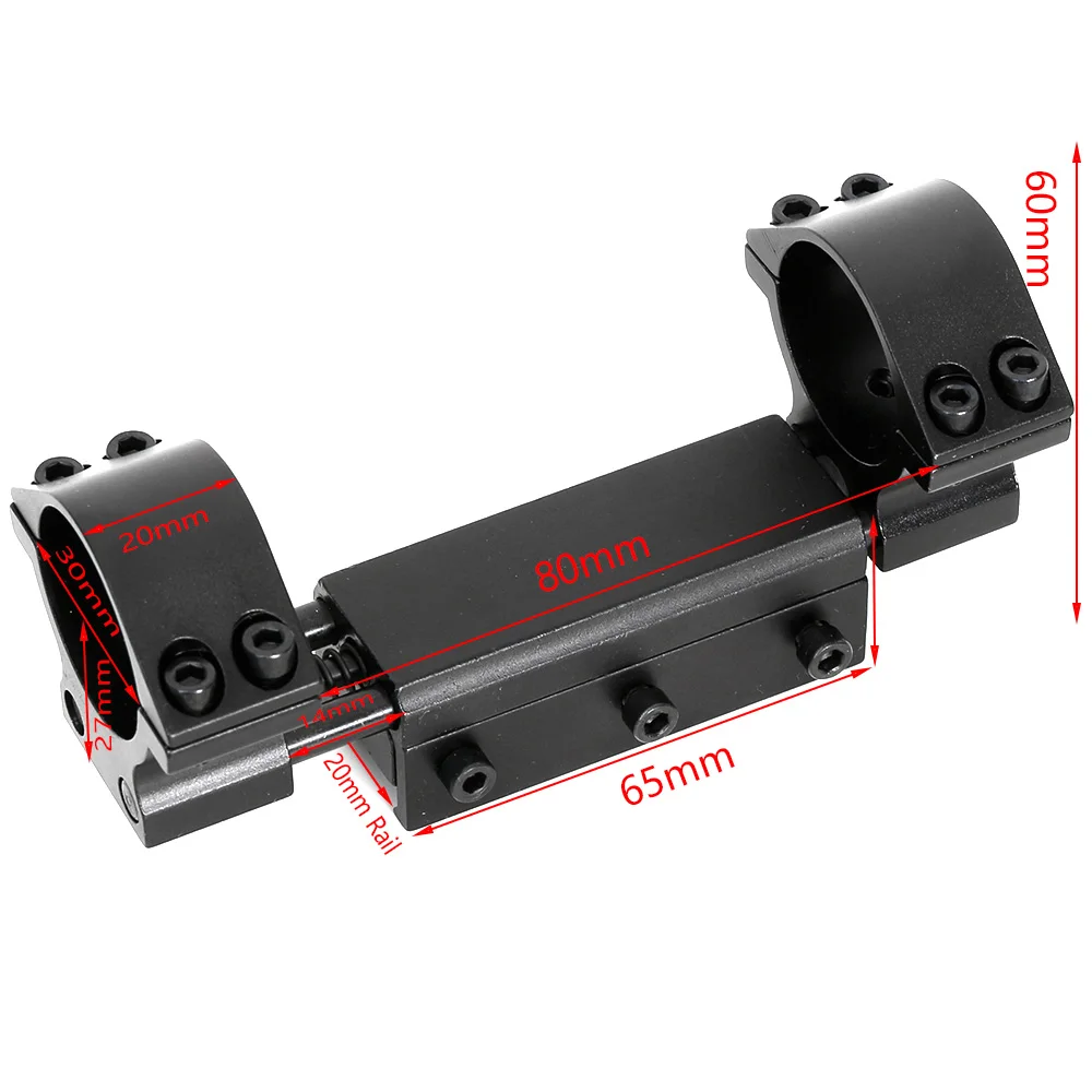 Купить Охота 25.4mm 30mm Riflescope Zero Recoil Base Scope Mount