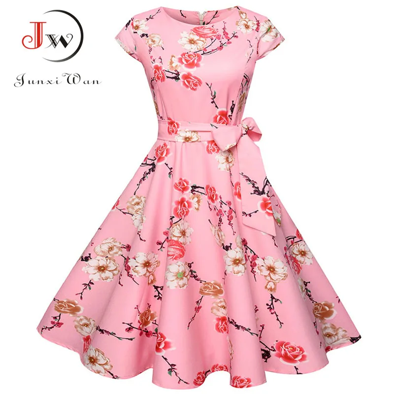 floral dress retro