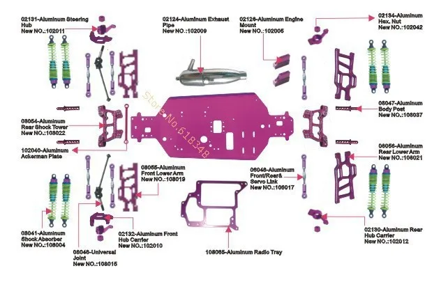 hsp rc car parts