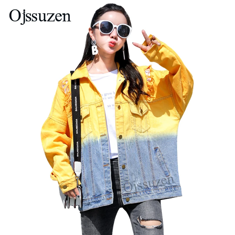 Gabanes Mujer Overcoat Ladies Ripped 