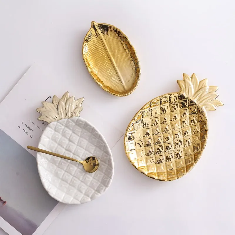 pineapple ceramic dish