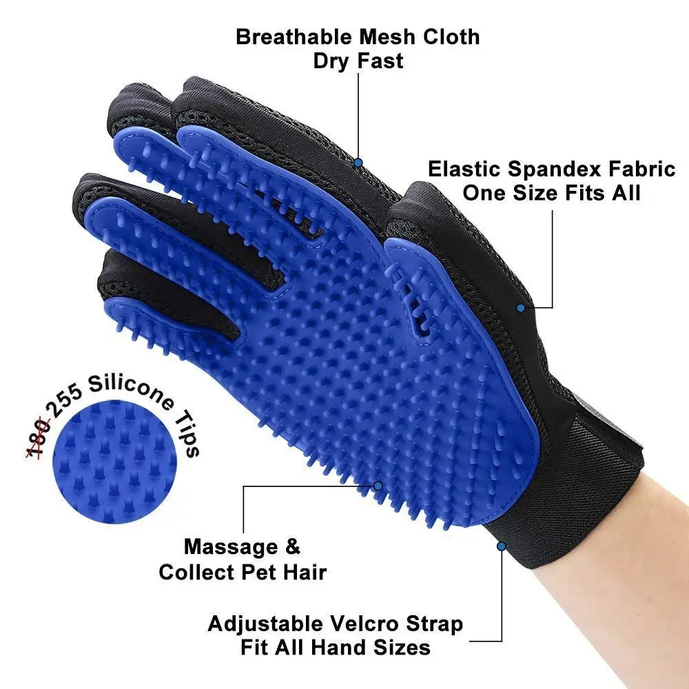 cat brush hand glove