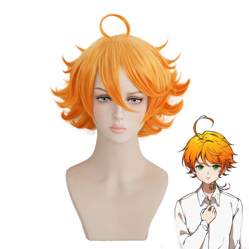 orange pixie wig