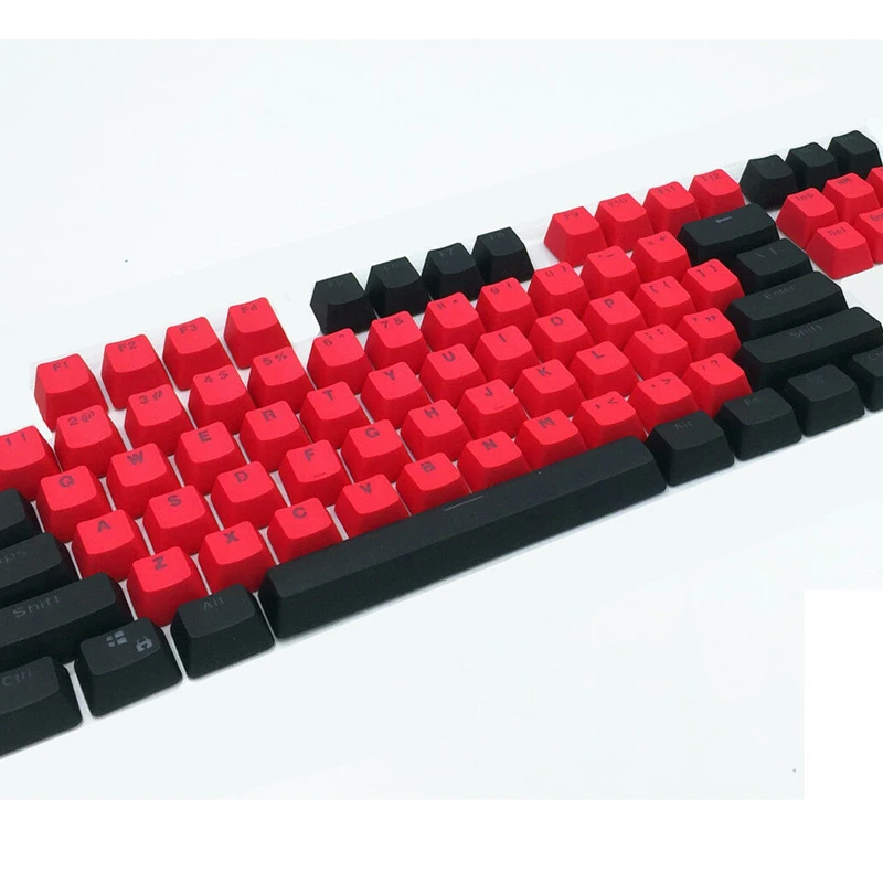 red backlit keycaps