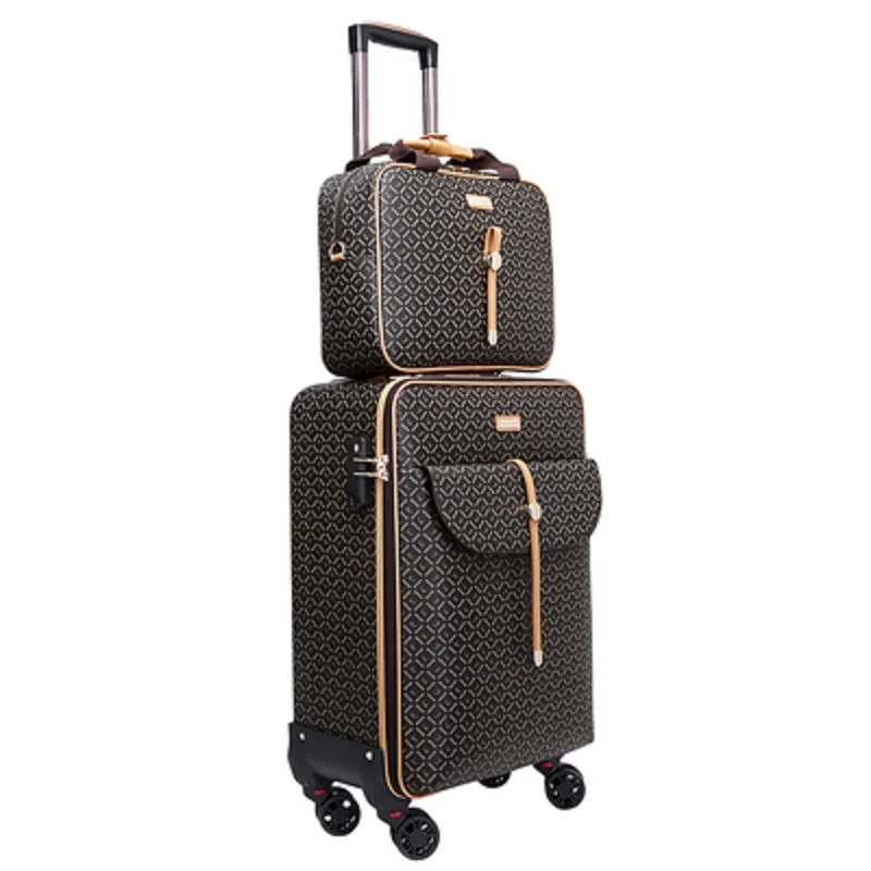 24 inch rolling suitcase