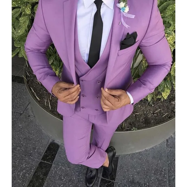 Handsome Groomsmen Wool blend Groom 