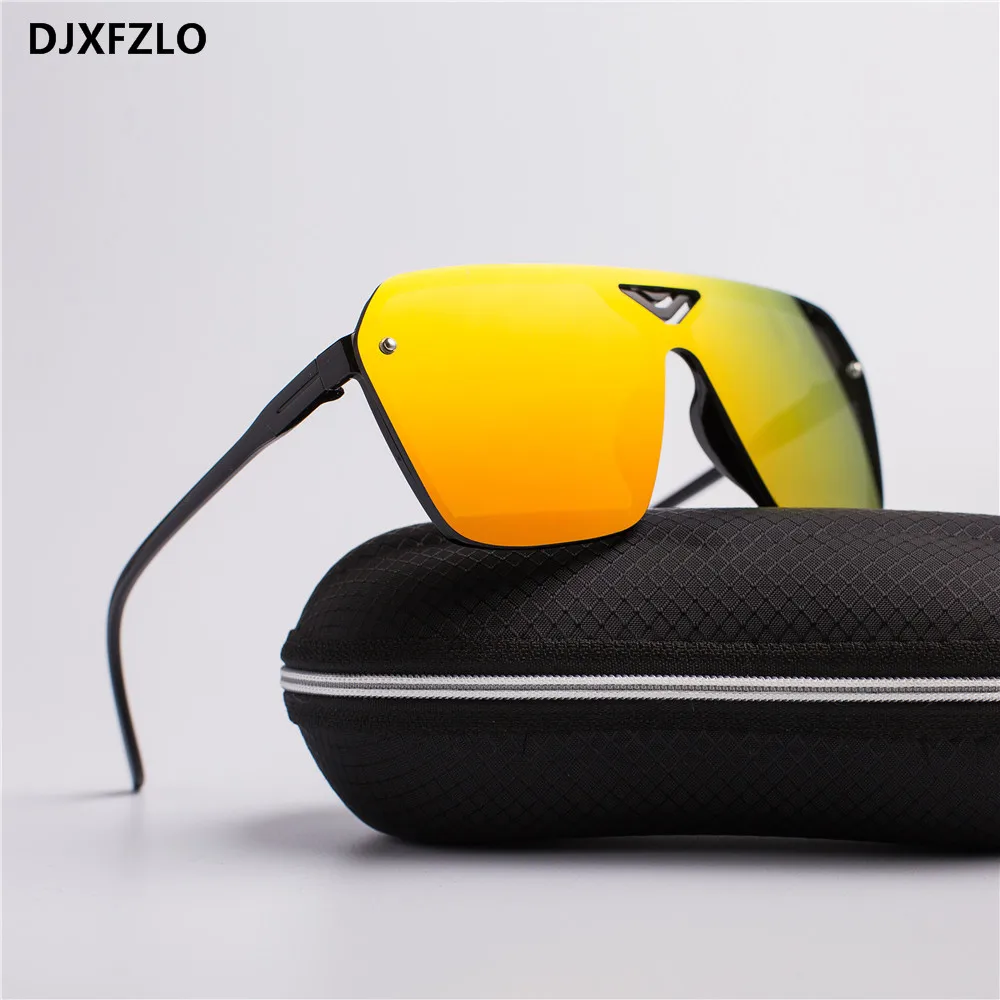 2022 New Goggle Plastic Male Driving Sports Men Dazzling Sunglasses Men Brand Designer Trendy Retro Sun Glasses oculos de sol-animated-img