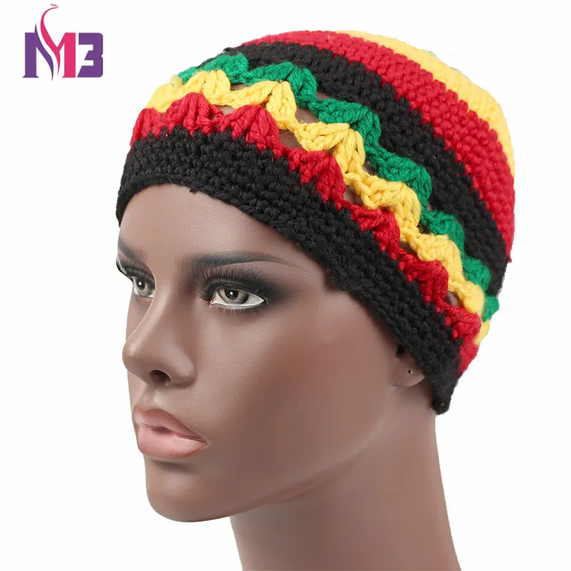 2019 Winter Women Men Knitted Rasta Hat 
