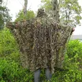 Cloak dress clothes New 3D maple leaf Bionic Ghillie Yowie birdwatch airsoft Camouflage Clothing Outdoor  jacket preview-1