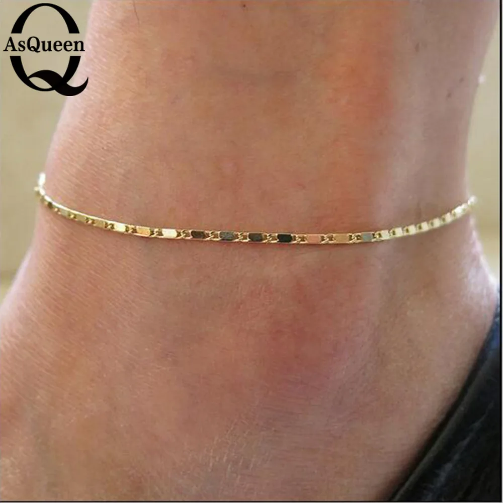 Fine Sexy Anklet Ankle Bracelet Cheville Barefoot Sandals Foot Jewelry Leg Chain On Foot Pulsera Tobillo For Women Halhal-animated-img