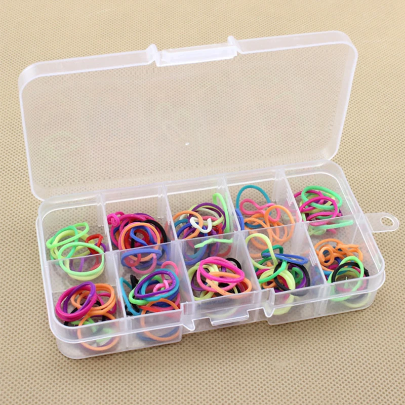 10 Slots ( Adjustable) Plastic Jewelry Box Storage Case Craft Jewelry  Organizer Beads Diy Jewelry Making joyero