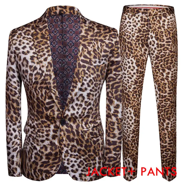 cheetah print tux