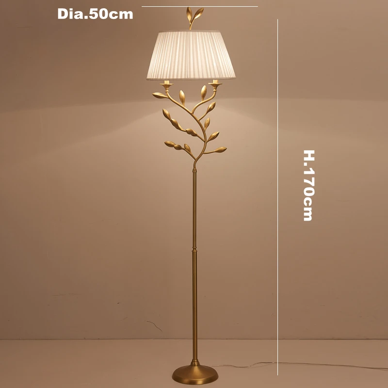 copper floor standing lamps