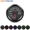 Dynoracing 2 52mm 7 צבעים הוביל מד טמפ' שמן לרכב 40-140 צלזיוס מד טמפרטורת שמן מנוע במהירות גבוהה עם חיישן BX101490