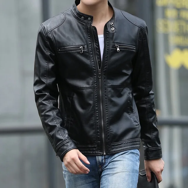 Mountainskin 5XL Men's Leather Jackets 