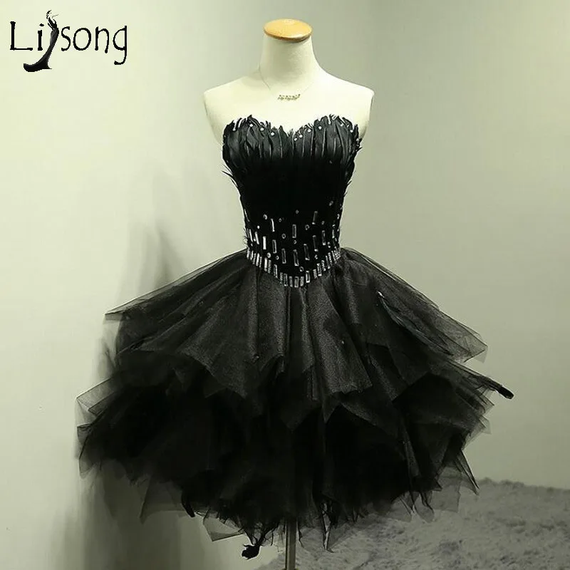 short black poofy dress