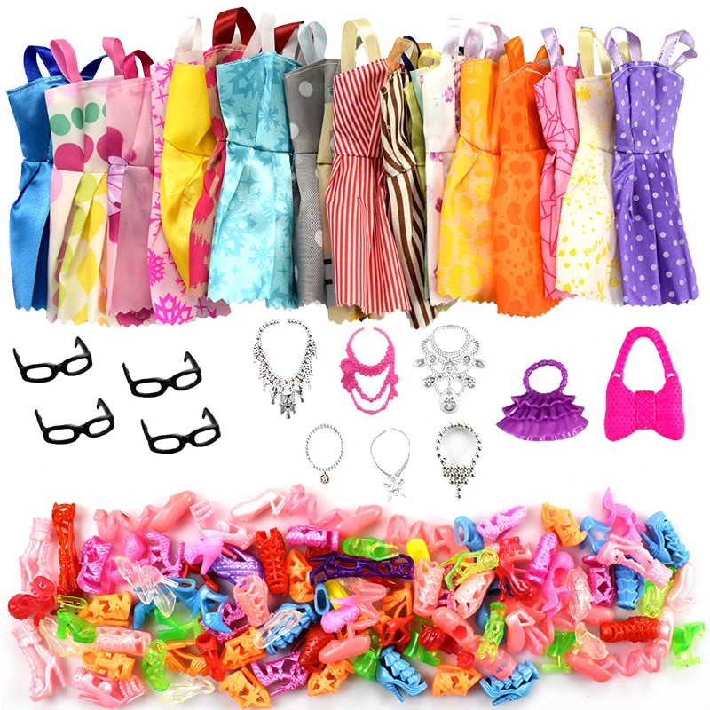 barbie doll and accessories set