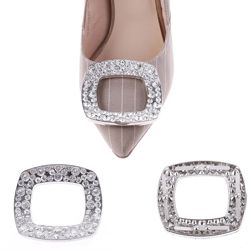 6Styles Fashion Bridal Shoes Rhinestone Clip Buckle Crystal Shoe