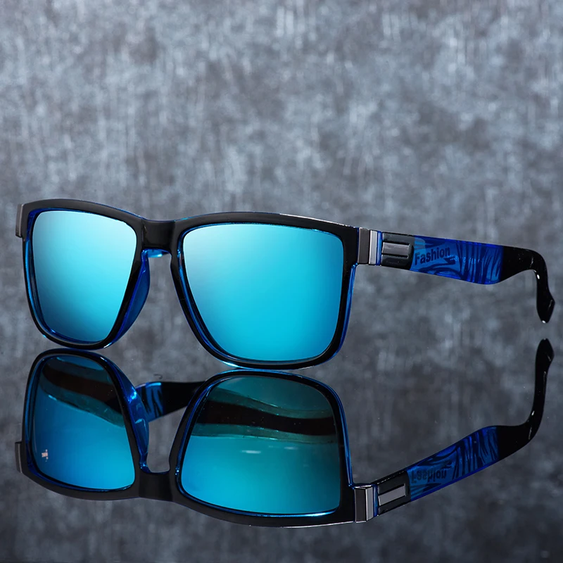 Fashion Square Vintage Polarized Sunglasses Men Women Retro Driving Fishing  Luxury Brand Designer …